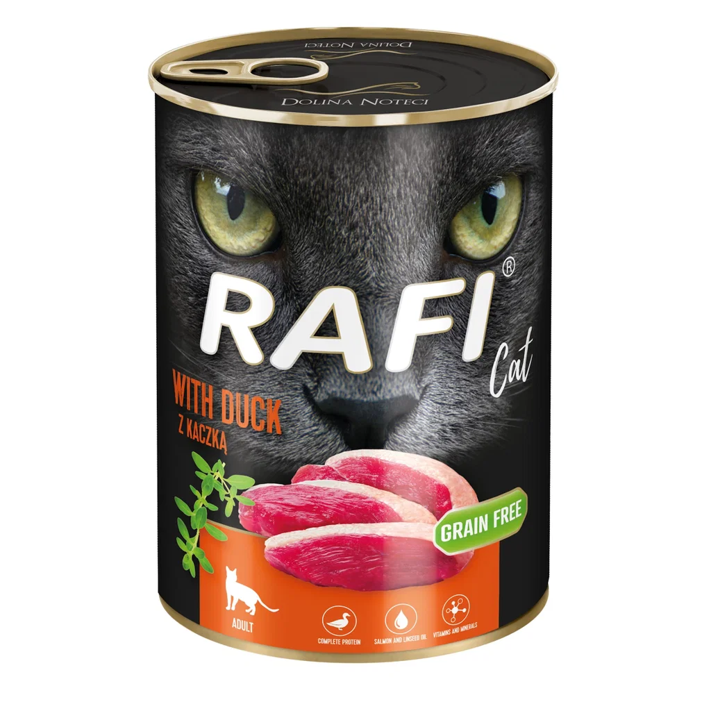 RAFI Vådfoder til Katte Paté m/And 400 g.